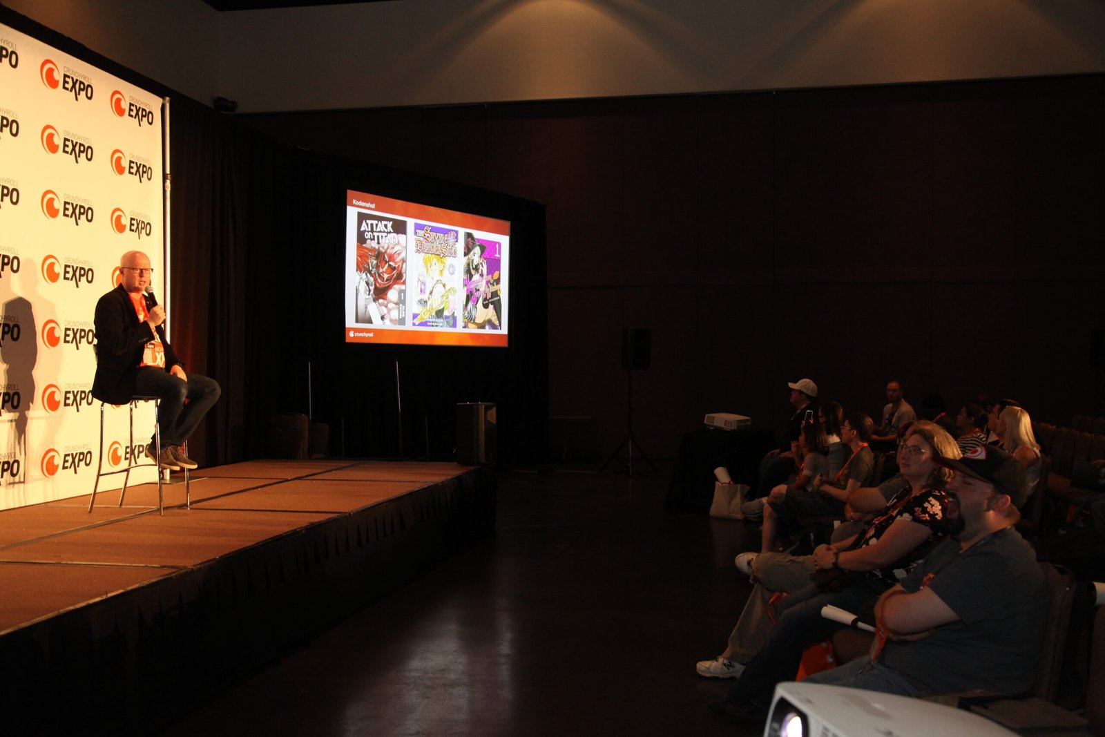 Painel da Crunchyroll Expo em 2017, em fotografia de arquivo sobre a comunidade de animes